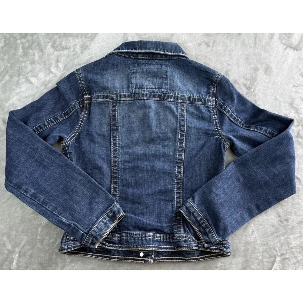 GAP Kids Denim Jean Jacket XXL 14-16 Blue Trucker Button Front